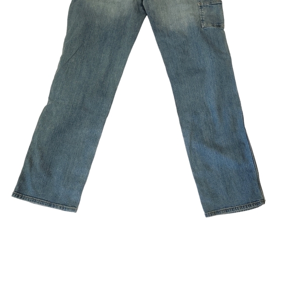 LEE Men's Extreme Motion Loose Fit Medium Wash Denim Blue Jeans Size 36x36 - Picture 9 of 14